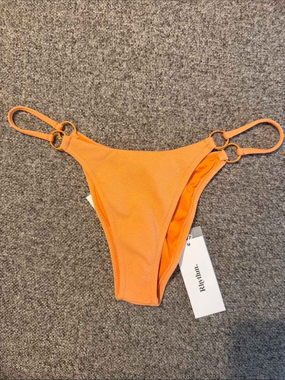Rhythm Orange Ring-Detail Bikini Bottom